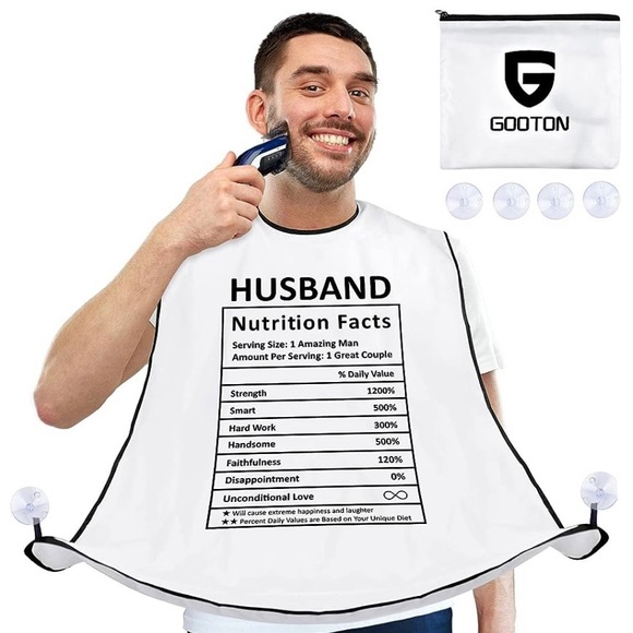 FREE W/ $10+ PURCHASE
“HUSBAND” beard catcher - Picture 1 of 6